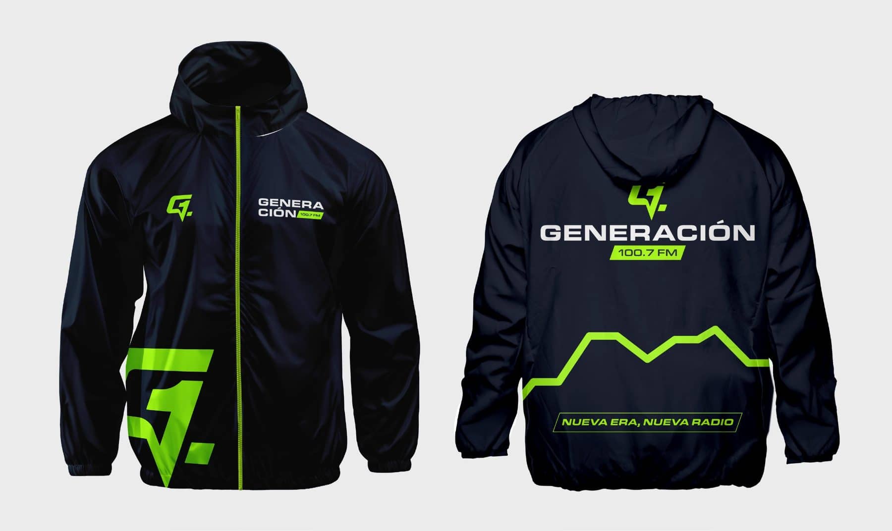 Chaquetas oficiales de Generación 100.7 FM